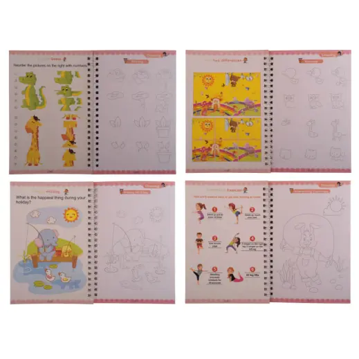 Magic Practise Copybook Set Drawing Open More